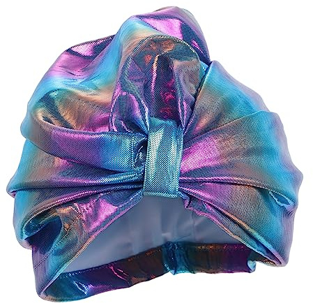Garneck Cuffia da Nuoto in Nailon Blu Resistente All'acqua e Flessibile, Design alla Moda per Ragazze e Donne, per Vacanze Estive e Piscina Stili multipli