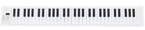 Piano Plegable, Teclado Piano, Teclado de Piano Plegable de 61 Teclas Sonido Claro Teclado Portátil de 61 Teclas Teclado Musical Teclado Piano Principiantes Profesional, Compacto