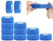 ANAMPION Venda Cohesiva 12 Pack 2.5cm x 4.5m Venda Cinta Bendaje Adhesiva Vendaje Autoadhesivo Deportiva Tape Cohesivo Para Muñeca Dedos Lesiones Deportivas,Hinchazó (Azul)