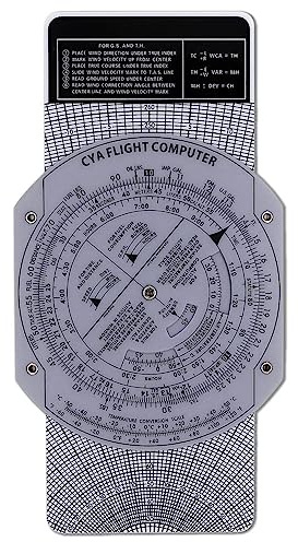 Elqubkan Computadora de Vuelo E6B Plotter de AviacióN Regla de CáLculo Circular Utilizada en Entrenamiento de Vuelo de AviacióN Entrenamiento de Pilotos, PasantíAs