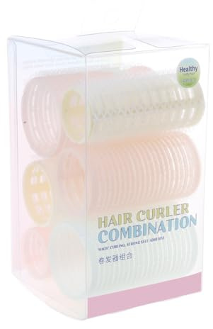 Hair Rollers Set Self Grip Jumbo Dressing Curlers No Heat Hair Rollers for Hair Styling Salon Hairdressing Curlers