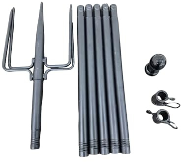 Fahnenmast zum Einschlagen in Erde, Außenfahnenstange für Garten, robust, für Hof, Garten, Geschäftshof