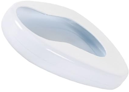 TOYANDONA Tragbare Bettpfanne Aus Emaillematerial Für Bettlägerige Patienten Ältere Menschen Und Schwangere Mit Glattem Urinal-bettpfannensitz Und Auslaufschutz