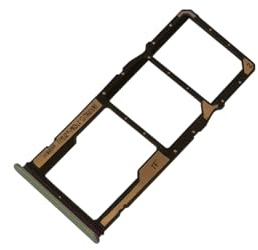 Generico Pièce de rechange compatible avec XIAOMI REDMI A3 23129RN51X plateau chariot tray porte carte nano Sim1 + SIM 2 + fente pour logement mémoire micro SD (Forest Green)