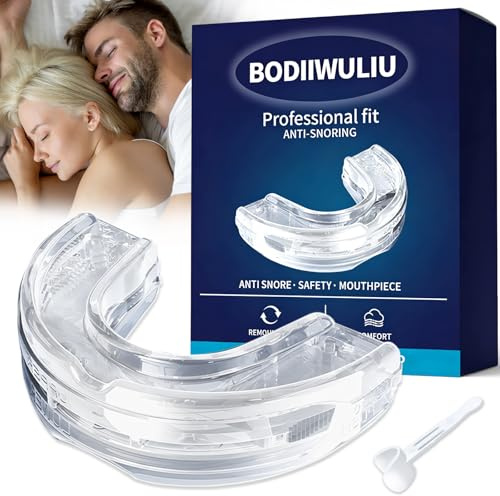 Orthese Anti Ronflement,Doux et Confortable Gouttiere Anti Ronflement,Embout Buccal Anti-Ronflements,Orthèse Adapté Hommes et Femmes pour le Ronflent,Unisexe Universel,Dormez Mieux
