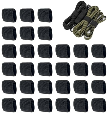 Sujetador de Presillas para Cinturón 30 Piezas de Nailon Elástico Portátil