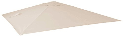 Mendler Toile de Rechange pour Parasol déporté HWC, 3 x 4 m - crème | Housse de parasol de rechange (diamètre 5 m)