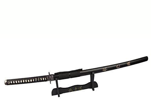 DerShogun Katana Last Samurai Metall stumpf mit Schwertständer