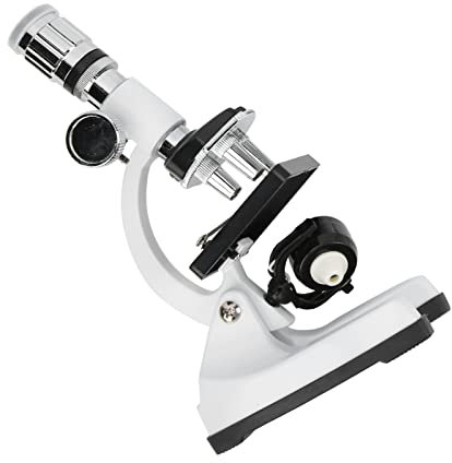 Kindermikroskop, Ganzmetall-HD 1200X Einsteiger-Mikroskop-Kit, Optisches Glas K9-Objektiv, Fallschutz und Druckfestigkeit
