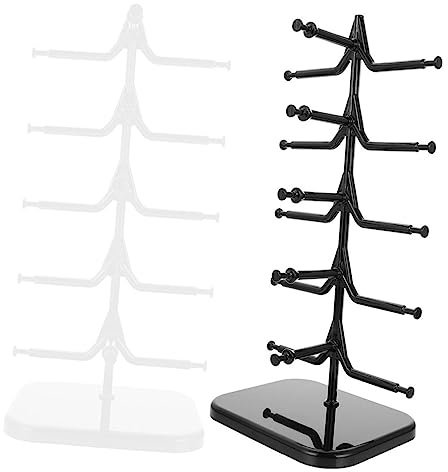 SHERCHPRY 2 Pz Porta Occhiali Espositore Per Occhiali Sole Staffe Per Mensole Organizer Per Occhiali Ripiano Portaocchiali Espositore Da Tavolo Contatore Plastica Piccoli Bicchieri