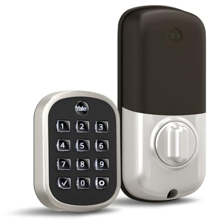Yale Security Keyless Entry Keypad Deadbolt (YRD137) - Unlock Using Your Entry Code - No app or connectivity - Satin Nickel
