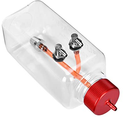 Itonash Depósito de combustible RC, modelo de control remoto, tanque de combustible transparente, pieza de repuesto para modelo de control remoto de avión (B)
