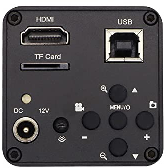 Microscopio Cámara de microscopio HDMI USB C-Mount 38MP 1080P Cámara de microscopio trinocular Salida simultánea Lupa Adaptador de cámara Digital(16MP HDMI)
