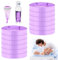 Vankarr Recharge Poubelle a Couche 12 Pièces Sac Poubelle Couche Bebe Anti odeur Compatible avec tous les Types de Recharges (Violet)