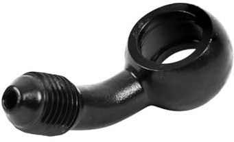 cyclingcolors Raccord banjo M10x1.25mm 45° Noir Vis Durite Etrier de Frein Avant Arrière Maître Cylindre Moto Scooter Mobylette Quad