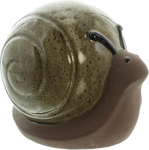 FRANK FLECHTWAREN Schnecke Cordula, Terracotta, teilweise glasiert Maße: 18 x 14 x 15 cm