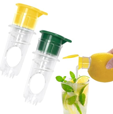 DOINEUFL Lot de 2 petits presse-agrumes, manuel, presse-citron, presse-agrumes, presse-agrumes, presse-agrumes, presse-agrumes, presse-citron de cuisine, presse-citron manuel pour citrons, citrons