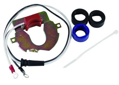 NKURTPC Distributeur D'allumage Kit électrique de Distributeur 4 cylindres adapté pour MG TD/TC Classic 1947 – 1953, pour Lucas DKY4A Distributeur électronique