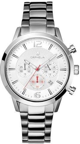 Orphelia HerrenArmbanduhr Chronograph Quarz Edelstahl OR82806