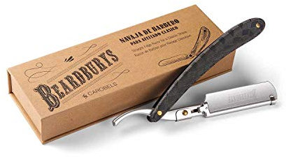 Navaja de barbero doble hoja extralarga Beardburys Master Double XXL