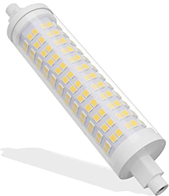 BVCL R7s LED Bulb 118mm, Non-dimmable Linear Bulbs, 16W 1600lm AC220V, Equivalent to 160W Halogen Lamp, for Floodlight, Security Light (Color : Warm White, Size : 1pcs)