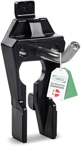 Raaco Einzelhaken Clip 1-30, 5 Stück Werkzeughalter aus Stahl & Polyacetal | 30 mm Länge, Ideal für martelli, Schraubendreher, Zangen & Ähnliches, Werkzeughalter aus Stahl & Polyacetal, Lochwand