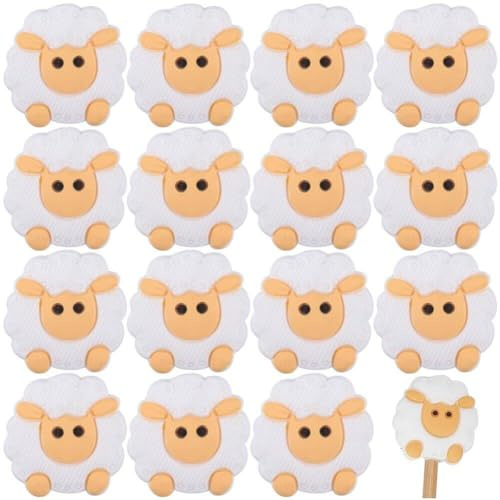 Generic - Nette Schaf - Strick - Nadel - Stopper 16pcs/Set Silikonstrickspitze - Punktschutz - Nadel - Endkappen Für DIY - Strick - Häkelzubehör