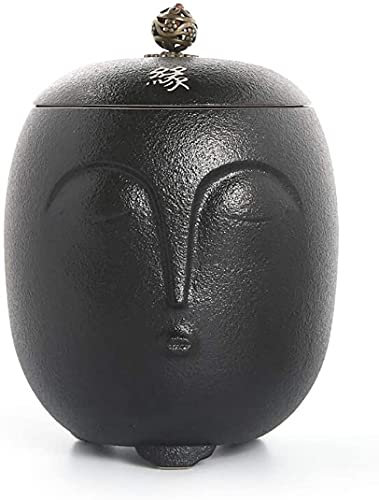 GLJTUO Pot À Sucre en Céramique, Réservoir De Stockage des Aliments, Sucrier avec Couvercle, Convient pour La Maison Ou Le Restaurant, Blanc (Noir)