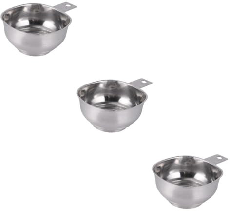 Cabilock 3 Pezzi Imbuto A Bocca Larga Imbuto in Acciaio Inossidabile Di Per La Preparazione Di Marmellate Utensile Da Cucina Per Ristorante Domestico