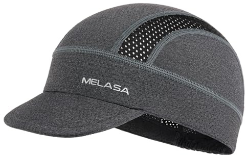 Cycling Caps Under Helmet, Cooling Mesh Bike Skull Cap with Sun Visor | Sun Protection Cycle Hat for Cycling Running