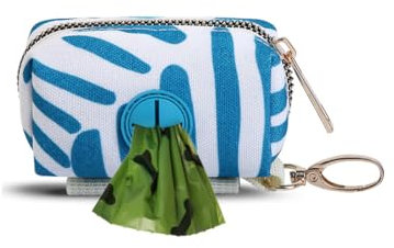 MWUMRCM Spender für Hundekotbeutel Dispenser, tragbare Kotbeutel-Spender Hundekotbeutel-Spender mit Reißverschluss Haustier Hundekotbeutel-Spender Passt jede Hundeleine für Gassi Laufen