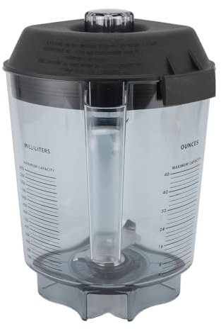 Asixxsix Jarra de Licuadora de 48 Oz, Jarra de PC, Taza de Recipiente de Licuadora con Cuchillas de Acero Inoxidable, para Touch and Go/para Avance de Estación de Licuado/para The Quiet One