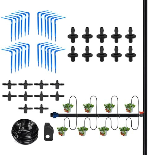 Garden Watering System - Automatic Adjustable Garden Irrigation System | Automatic Drippers For Indoor Greenhouse Balcony Patio Farm Farmland