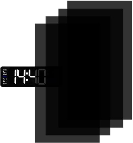 4 fogli di pellicola colorata a LED, pellicola oscurante adesiva, colore nero, resistente al calore, pellicola autoadesiva, lampadine a blocco, dimmer per copertura, sveglia luminosa, router ecc