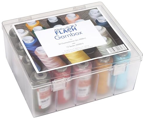 Toldi-Lock No.120 Gütermann Acryl-Garnbox (2500 m / 20 Konen / 5 Farben) 0,002 €/m