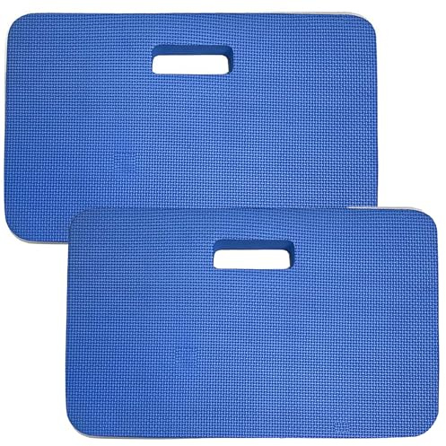 Sièges de Piscine pour Bord de Piscine 2 pièces 18x11 Pouces siège rectangulaire antidérapant en EVA avec poignée chaises Bord polyvalentes Portables pour