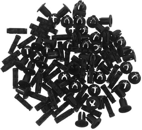 FIXOSHEE 100 Pezzi Clip di Fissaggio per Paraurti Auto in Plastica Resistente Rivetti a Pressione Espandibili per Pannelli Carrozzeria Kit Completo per Riparazioni Fai da Te su Auto