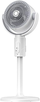 Kaeltsyn Ferngesteuerter oszillierender Bodenventilator, 5 einstellbare Geschwindigkeiten, Timer, 180-Grad Drehung, Schreibtisch für Wohnheim, Schlafzimmer, Verstellbarer Schreibtisch