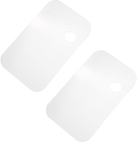 Ejoyous Akrylfärgspalettsats Transparent Färgpall 2-pack 25 X 14,9 Cm Rektangel Blandningsbricka Lätt Att Rengöra Bekvämt Grepp för Akrylolja Akvarellkonstnärer (4)