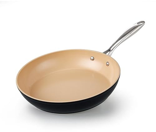 Cooks Standard 02537 11-Inch, Black Nonstick Hard Anodized Fry Saute Omelet Pan