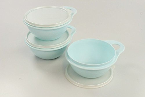 Tupperware (3) 600 ml Maximilian Bol mélangeur Bleu clair 10091
