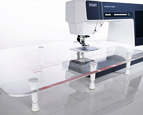 PFAFF Großer Acryl Quilttisch 600 x 445 mm, rechteckig, transparent