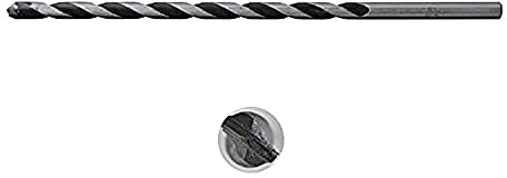 Fischer, Punta per trapano e avvitatore cilindrica a due taglienti per calcestruzzo, muratura, in acciaio rettificato con placchetta al carburo di tungsteno SDX 9/300/400
