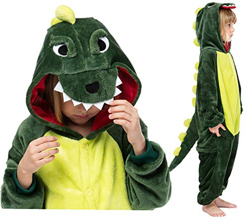 Seawhisper Dinosaurier Drachen Kostüm Kinder Jumpsuit Tier Dino Karneval Kostüm Faschingskostüme 92 98 104 110 116 122 128
