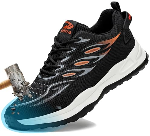Zapatillas de Seguridad 41 Hombre con Punta de Acero Zapatos de Trabajo Mujer Ligeras Calzado de Trabajo para Comodas Unisex Zapatos de Industria y ConstruccióN