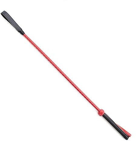ATTAWA Gerten Flogger 71cm Peitsche Gerte Rattanstränge Reitgerten Flirten Peitschen Erotik Fetisch Spanking Rollenspiel Sklave SM Bondage BDSM Sex Spielzeug für Frauen und Männer,Rot,L