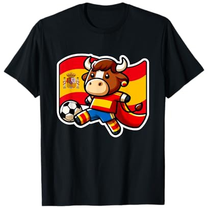 Bandera de España con diseño de toro Camiseta