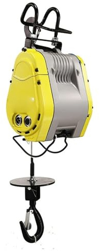 JKELPV engine crane Brushless Variable-frequency Small Diamond Electric Hoist 220V Adjustable Speed Lifting Hoist Wire Rope Fast Hoist Electric Hoists(750kg SKU14)