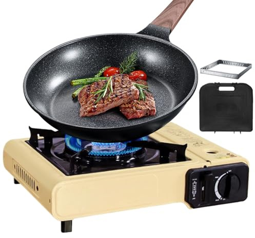 Camping Cook Stove Burner Outdoor - Propane Camping Stoves | Grill Stove | Outdoor Kitchen Tools for Garden Beach Outings Picnic RV Camping Trips Road Talanyard Talking Tregating