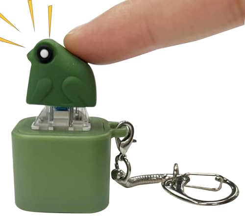 Clicker Fidget Suono Luce, Design Rana, Portachiavi, Sensoriale, Ornamento | Portachiavi Fidget Per Mani Adulti Bambini Studenti Borsa Zaino Viaggio Lavoro Scuola Sensoriale Aula